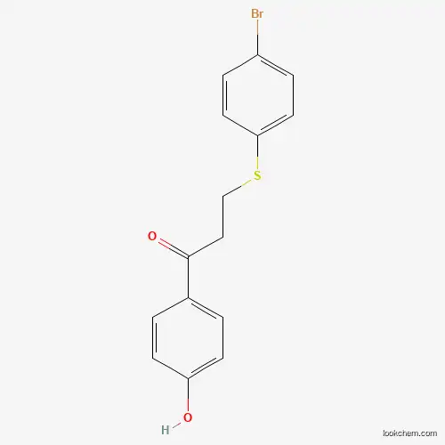3-[(4-Bromophenyl)sulfanyl]-1-(4-hydroxyphenyl)-1-propanone