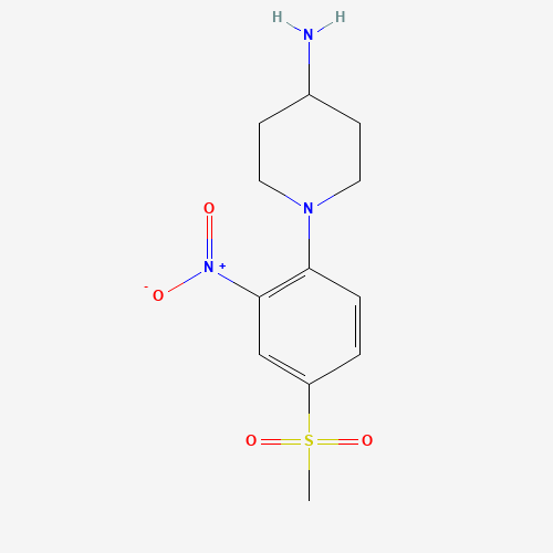 N-[4-(METHYLSULFONYL)-2-NITROPHENYL]PIPERIDIN-4-AMINE