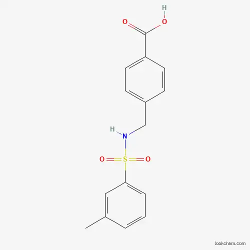 Molecular Structure of 885268-96-2 (4-(((3-Methylphenyl)sulfonamido)methyl)benzoic acid)