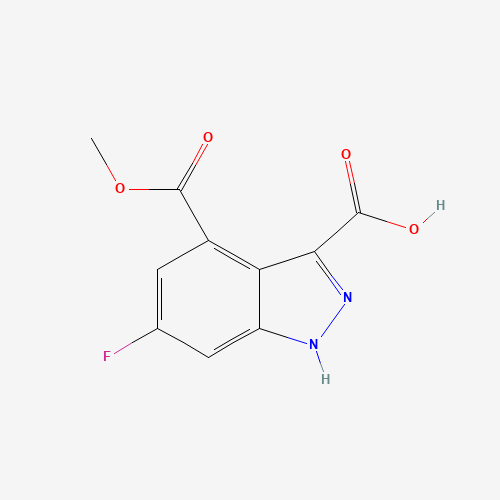 6-Fluoro-4-methoxycarbonyl-3-(1H)indazole carboxylic acid