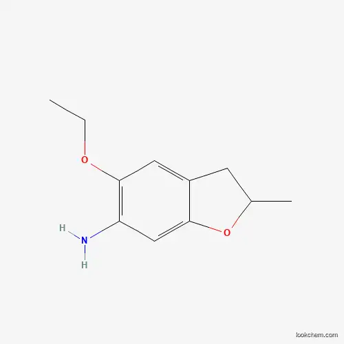 Molecular Structure of 885529-64-6 (5-Ethoxy-2-methyl-2,3-dihydro-1-benzofuran-6-amine)