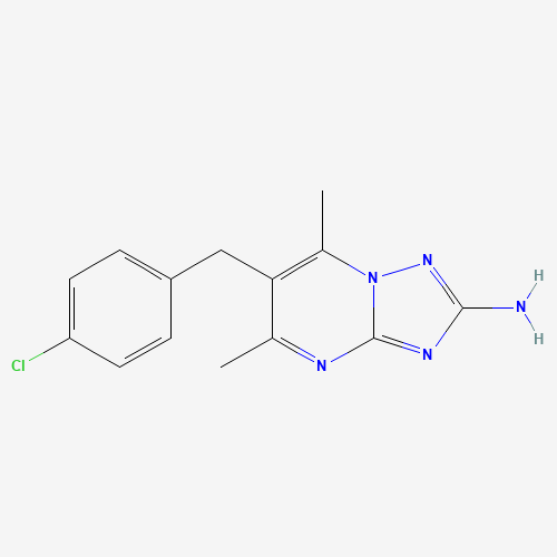 6-(4-CHLOROBENZYL)-5,7-DIMETHYL[1,2,4]TRIAZOLO[1,5-A]PYRIMIDIN-2-AMINE(885949-37-1)