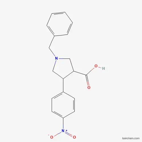 1-BENZYL-4-(4-NITRO-PHENYL)-PYRROLIDINE-3-CARBOXYLIC ACID
