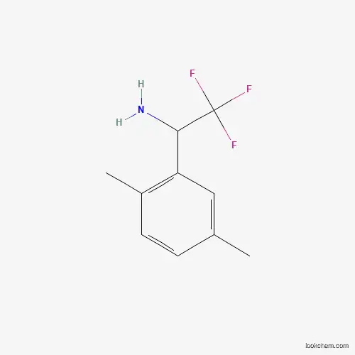 Molecular Structure of 886369-46-6 (1-(2,5-Dimethyl-phenyl)-2,2,2-trifluoro-ethylamine)