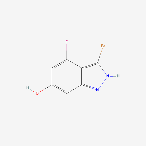 1H-Indazol-6-ol, 3-bromo-4-fluoro-