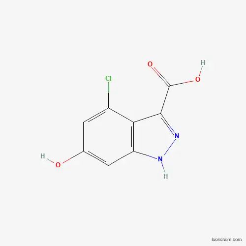 4-Chloro-6-hydroxy-3-(1H)indazole carboxylic acid