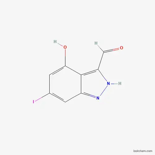 6-Iodo-4-hydroxy-3-indazolecarboxaldehyde