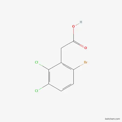 Molecular Structure of 887583-08-6 (2-(6-Bromo-2,3-dichlorophenyl)acetic acid)