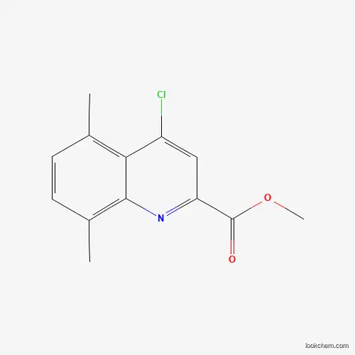 Molecular Structure of 887589-35-7 (Methyl 4-chloro-5,8-dimethylquinoline-2-carboxylate)