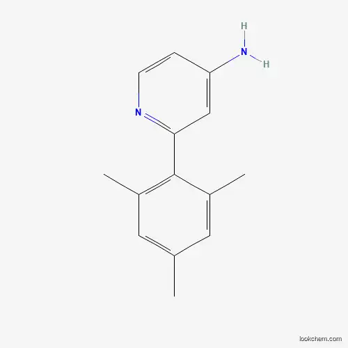 Molecular Structure of 887919-37-1 (2-Mesityl-4-pyridinamine)