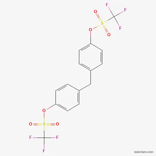 Molecular Structure of 889676-12-4 (Methylenebis(4,1-phenylene) bis(trifluoromethanesulfonate))