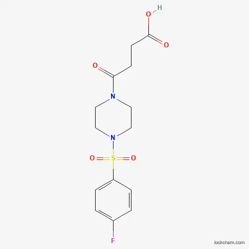 4-[4-(4-Fluoro-benzenesulfonyl)-piperazin-1-yl]-4-oxo-butyric acid
