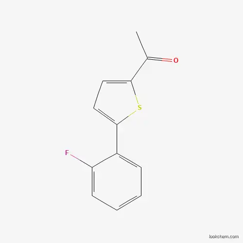 Molecular Structure of 893741-43-0 (1-[5-(2-Fluorophenyl)-2-thienyl]ethanone)