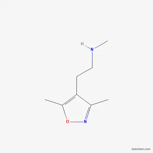 Molecular Structure of 893747-42-7 (2-(3,5-dimethyl-1,2-oxazol-4-yl)-N-methylethanamine)