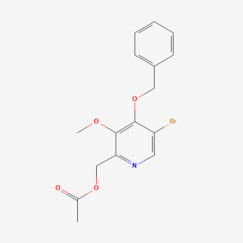 (4-(Benzyloxy)-5-Bromo-3-Methoxypyridin-2-Yl)Methyl Acetate