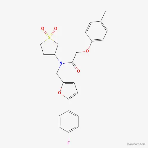 N-(1,1-dioxidotetrahydrothiophen-3-yl)-N-{[5-(4-fluorophenyl)furan-2-yl]methyl}-2-(4-methylphenoxy)acetamide