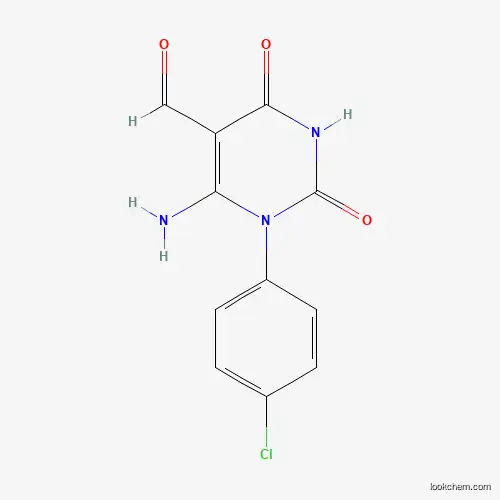 6-Amino-1-(4-chlorophenyl)-2,4-dioxo-1,2,3,4-tetrahydropyrimidine-5-carbaldehyde