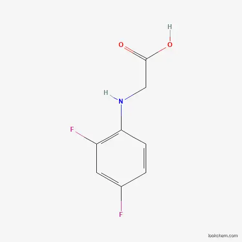 Molecular Structure of 901187-90-4 (2-(2,4-Difluorophenylamino)acetic acid)