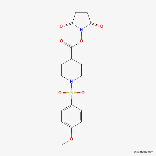 1-[({1-[(4-Methoxyphenyl)sulfonyl]piperidin-4-yl}carbonyl)oxy]pyrrolidine-2,5-dione