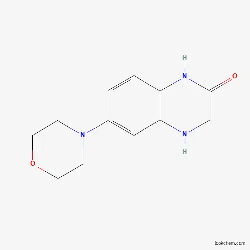 2-1H-QUINOXALINONE,3,4-DIHYDRO-6-(4-MORPHOLINYL)-