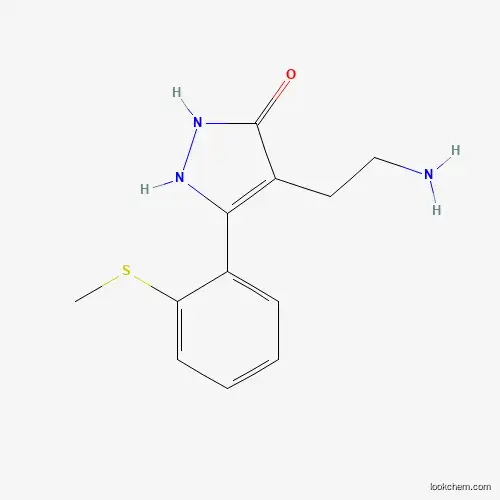 4-(2-AMINOETHYL)-5-[2-(METHYLTHIO)PHENYL]-1,2-DIHYDRO-3H-PYRAZOL-3-ONE