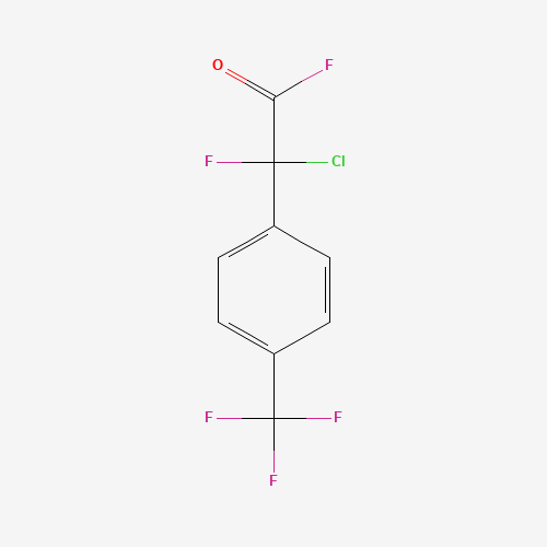 2-CHLORO-2-FLUORO-2-[4-(TRIFLUOROMETHYL)PHENYL]ACETYL FLUORIDE
