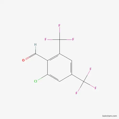 Molecular Structure of 916420-48-9 (2-Chloro-4,6-bis(trifluoromethyl)benzaldehyde)