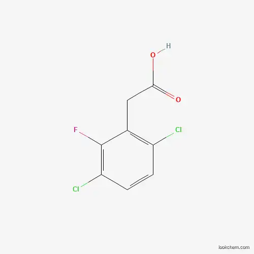 Molecular Structure of 916420-71-8 (3,6-Dichloro-2-fluorophenylacetic acid)