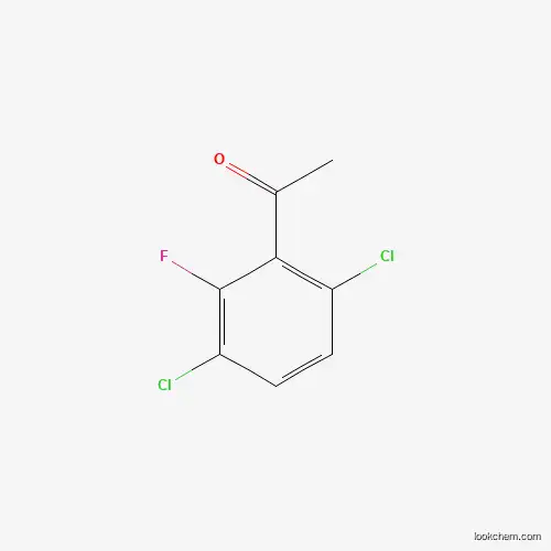 Molecular Structure of 916420-72-9 (3',6'-Dichloro-2'-fluoroacetophenone)