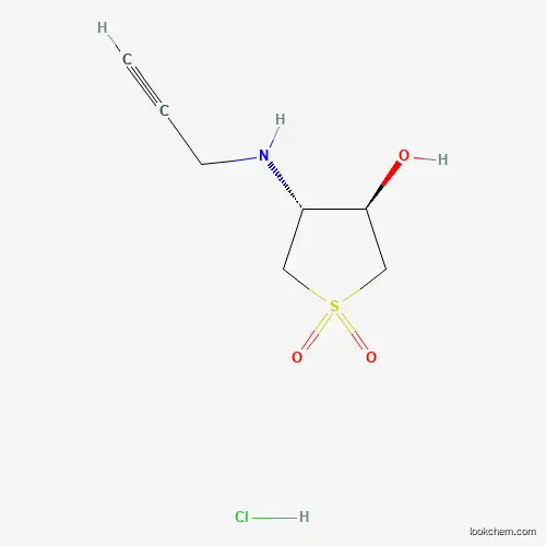 trans-1,1-Dioxo-4-prop-2-ynylamino-tetrahydrothiophen-3-ol hydrochloride