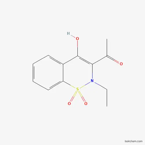 1-(2-Ethyl-4-hydroxy-1,1-dioxido-2H-1,2-benzothiazin-3-yl)ethanone