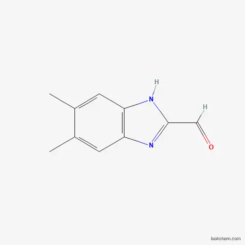 Molecular Structure of 920484-85-1 (5,6-dimethyl-1H-benzimidazole-2-carbaldehyde)