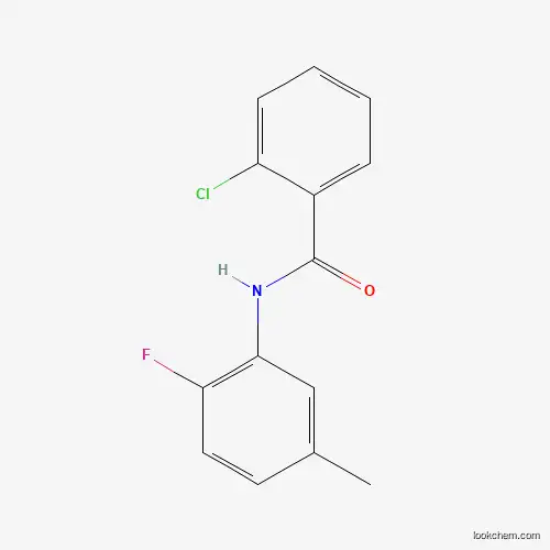 2-chloro-N-(2-fluoro-5-methylphenyl)benzamide