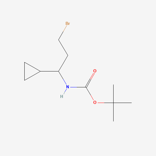 TERT-BUTYL 3-BROMO-1-CYCLOPROPYLPROPYLCARBAMATE
