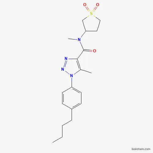 1-(4-butylphenyl)-N-(1,1-dioxidotetrahydrothiophen-3-yl)-N,5-dimethyl-1H-1,2,3-triazole-4-carboxamide