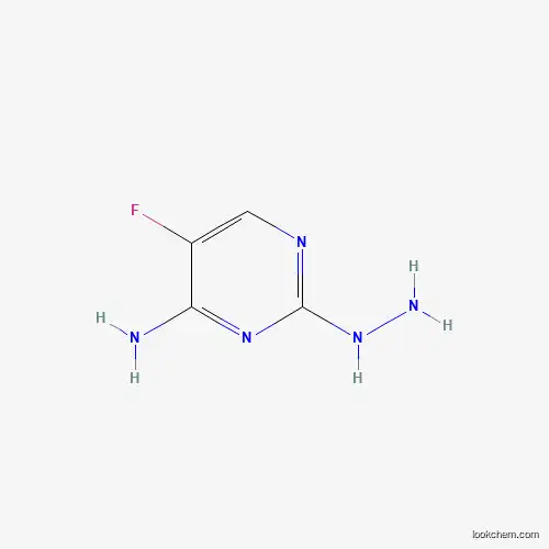 Molecular Structure of 925192-06-9 (5-Fluoro-2-hydrazinylpyrimidin-4-amine)