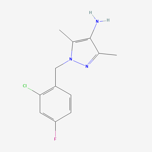 1-(2-CHLORO-4-FLUORO-BENZYL)-3,5-DIMETHYL-1H-PYRAZOL-4-YLAMINE(925663-04-3)