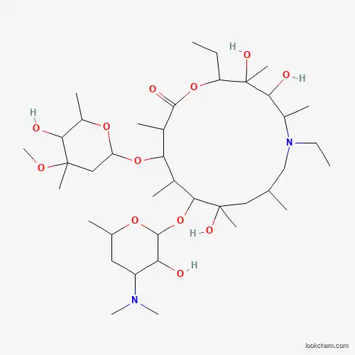 Molecular Structure of 92594-45-1 (Azithromycin N-Ethyl)