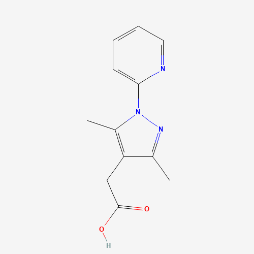 2-(3,5-Dimethyl-1-(pyridin-2-yl)-1H-pyrazol-4-yl)acetic acid