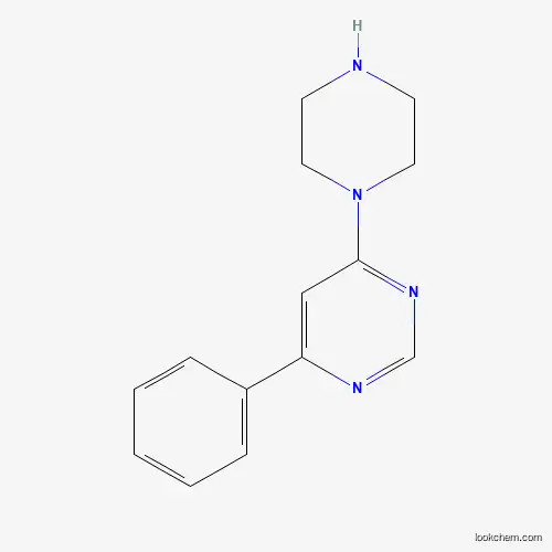 Molecular Structure of 927988-27-0 (4-Phenyl-6-piperazin-1-ylpyrimidine)