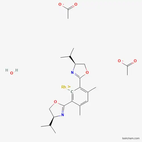 Bis(acetato)aqua[(S,S)-4,6-bis(4-isopropyl-2-oxazolin-2-yl)-M-xylene]rhodiuM