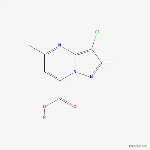 3-Chloro-2,5-dimethylpyrazolo[1,5-a]pyrimidine-7-carboxylic acid
