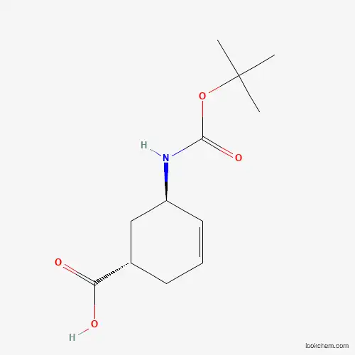 CIS-3-TERT-BUTOXYCARBONYLAMINOCYCLOHEX-4-ENECARBOXYLIC ACID