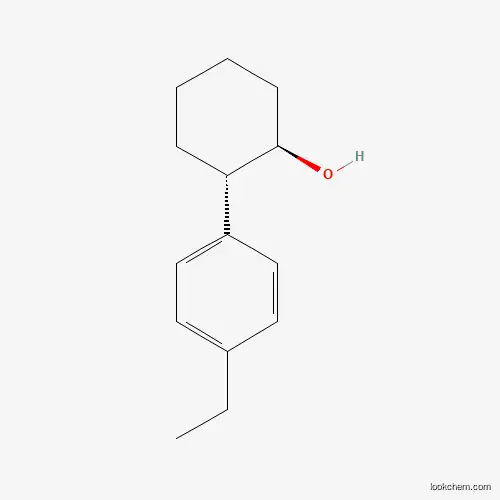Molecular Structure of 933674-54-5 ((1R,2S)-2-(4-Ethylphenyl)cyclohexan-1-OL)