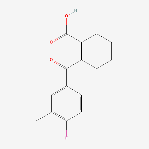 CIS-2-(4-FLUORO-3-METHYLBENZOYL)CYCLOHEXANE-1-CARBOXYLIC ACID