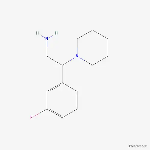 2-(3-Fluoro-phenyl)-2-piperidin-1-yl-ethylamine