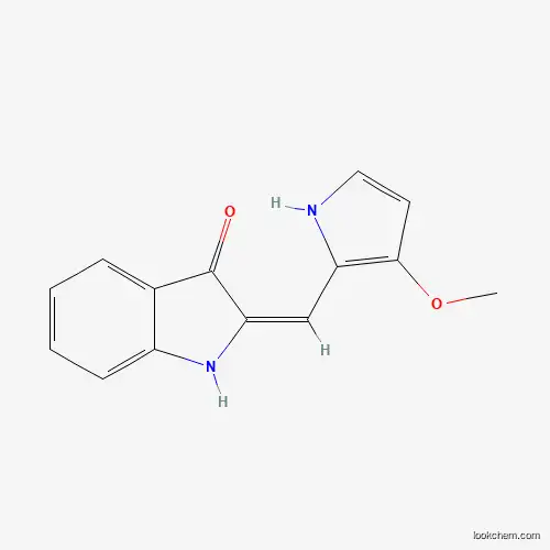 3H-INDOL-3-ONE,1,2-DIHYDRO-2-[(3-METHOXY-1H-PYRROL-2-YL)METHYLENE]-