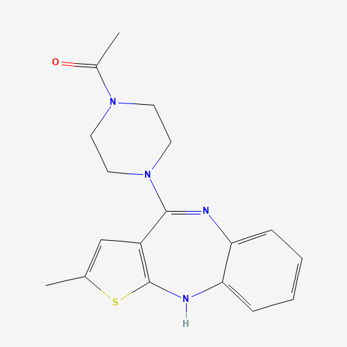 1-(4-(2-methyl-10H-benzo[b]thieno[2,3-e][1,4]diazepin-4-yl)piperazin-1-yl)ethan-1-one