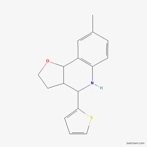 8-methyl-4-thiophen-2-yl-2,3,3a,4,5,9b-hexahydrofuro[3,2-c]quinoline