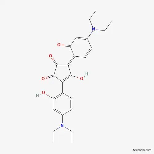 3-(4-DIETHYLAMINO-2-HYDROXY-PHENYL)-5-(4-DIETHYLIMMONIUM-2-HYDROXY-CYCLOHEXA-2,5-DIEN-1-YLIDENE)-1,2-DIOXO-CYCLOPENTEN-4-OLATE